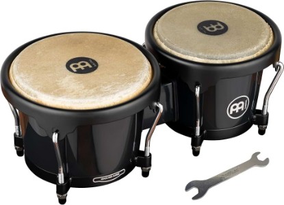 Picture of Meinl Percussion Bongo Drums 6.5", 7.5" — NOT MADE IN CHINA | Professional Durable Synthetic Shell Bongos for Adults with Tuning Wrench