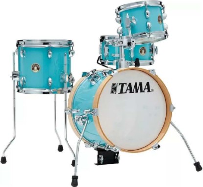 Picture of Tama Club-Jam Flyer LJK44S 4-piece Shell Pack with Snare Drum - Aqua Blue