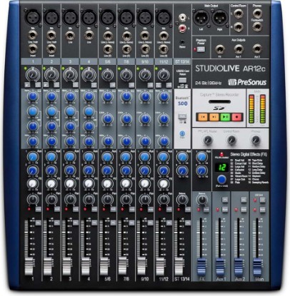 Picture of PreSonus StudioLive AR12c Analog Mixer with Studio One Pro Software