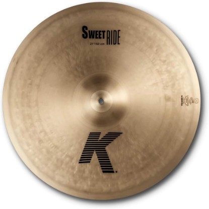 Picture of Zildjian K0731 21" K Sweet Ride Cymbal | Warm dark wash, clear stick definition, balanced feel for live and studio playing