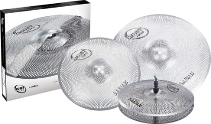 Picture of Sabian Quiet Tone Practice Cymbals Set Qtpc502