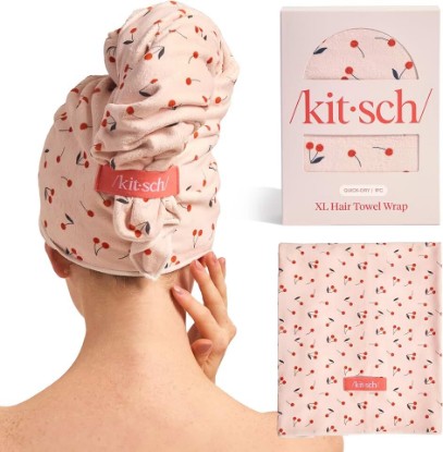 Picture of Kitsch XL Microfiber Hair Towel Wrap for Women