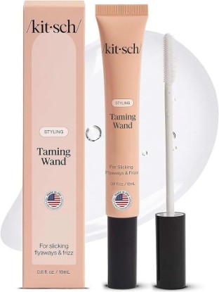 Picture of Kitsch Hair Taming Wand – With Biotin, Aloe & Vitamin E - 18mL | Fly Away Stick For Hair – Clear Hair Mascara for Flyaways, Baby Hair, Slick Back – Travel Size Hair Styling Products