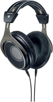 Picture of Shure SRH1840 Professional Open Back Headphones - Individually Matched 40mm Neodymium Drivers for Smooth, Extended Highs and Accurate Bass, Ideal for Mastering or Critical Listening Applications