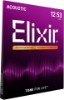 صورة Elixir Strings, Acoustic Guitar Strings, Phosphor Bronze with NANOWEB Technology, Longest-Lasting Rich and Full Tone For Life with Comfortable Feel, 6 String Set, Light 12-53