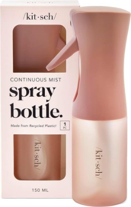 Picture of Kitsch Continuous Spray Bottle for Hair – Terracotta, 150ml | Fine Mister Spray Bottle & Water Spray Bottle – Recycled Hair Spray Bottle – Spray Bottles for Cleaning, Styling, & More