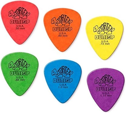 Picture of Dunlop Tortex Standard Picks Sample Variety Mix Pack (2 of each gauge) 12/Player's Pack