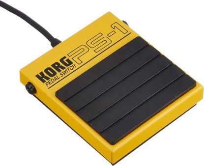 Picture of KORG PS-1 Single Momentary Pedal Footswitch for MIDI Keyboard