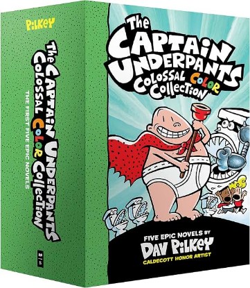 Picture of The Captain Underpants Colossal Color Collection (Captain Underpants #1-5 Boxed Set): From the Creator of Dog Man