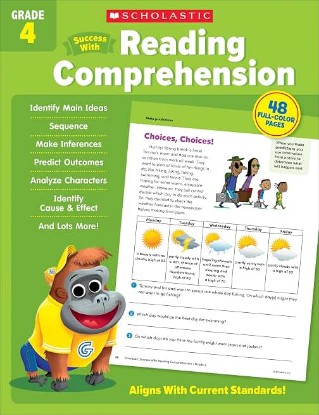 Picture of Scholastic Success with Reading Comprehension Grade 4 Workbook