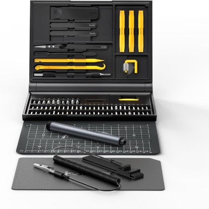Picture of Fanttik Precision Electric Screwdriver Kit E1 NEX Workstation | 64 Magnetic Bits, 12 Types Fix Tools, 0.05/0.2 N.m, Magnetic Storage, Repair Tool for Phone Laptop Watch Electronics