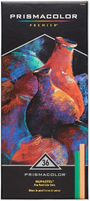 Picture of Prismacolor Premier Nupastels, Firm Pastel Color Sticks, 36 Count - For Textures, Blending, Shading