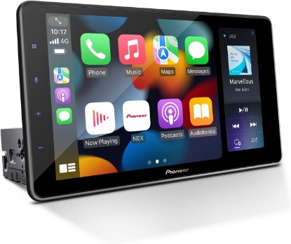 Picture of PIONEER DMH-WT3800NEX 9" Capacitive Touchscreen Floating Display Car Stereo | Digital Multimedia Receiver, Wireless Apple CarPlay & Android Auto, Amazon Alexa, Bluetooth, FLAC, Backup Camera, HD Radio
