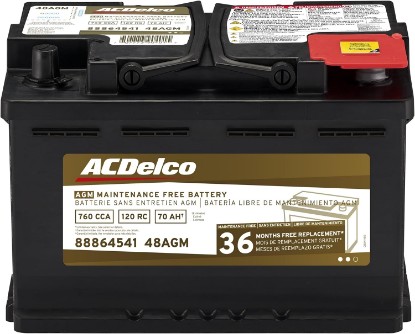صورة ACDelco Gold 48AGM (88864541) 36 Month Warranty AGM BCI Group 48 Battery