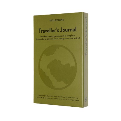 Picture of Moleskine Passion, Travel Journal, Large, Boxed/Hard Cover (5 x 8.25) | Large 5" x 8.25" 400-page travel journal with guided trip planning, itineraries, and dated sections through year-end 2025. The Forest Stewardship Council