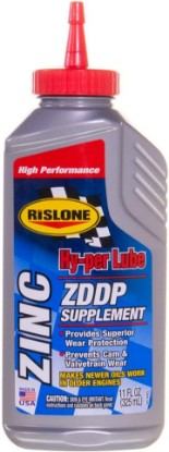 Picture of Rislone 4405 Hy-per Lube Zinc ZDDP Supplement, 1-Pack, 11 oz | Real Zinc, Makes Newer Oils Work in Older Engines