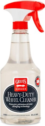 Picture of Griot's Garage Heavy-Duty Wheel Cleaner for All Wheel Finishes, Breaks Down and Removes Stubborn Brake Dust and Grime, PH Balanced, Non-Acidic, 10973, 22oz