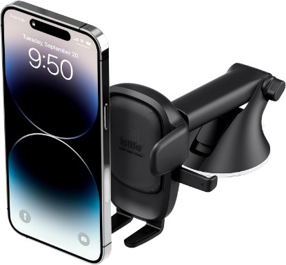 Picture of iOttie Easy One Touch Advanced Universal Car Mount Dashboard & Windshield Suction Cup Phone Holder for iPhone, Samsung, Google, All Smartphones