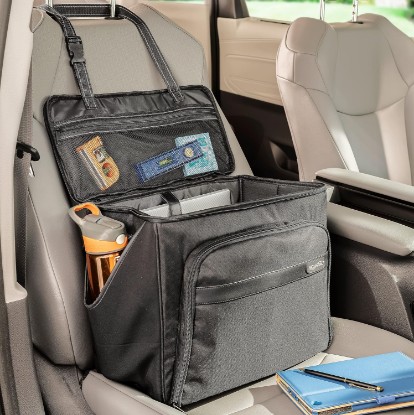 Picture of Front Seat Car Organizer, Laptop Organizer and Car and Truck File Organizer | High Road's Mobile Office Organizer with Desk Supplies Compartment, 2 Insulating Bottle Holders and Laptop Sleeve
