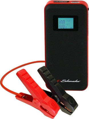 Picture of Schumacher Electric 1000 Peak Amp 12V Portable Lithium Car Battery Jump Starter & Power Pack - Lithium Ion Jump Box - with USB Charging & LED Emergency Light - SL1639