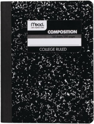 صورة MEA09932 - Black - Mead Sewn Composition Books - Each