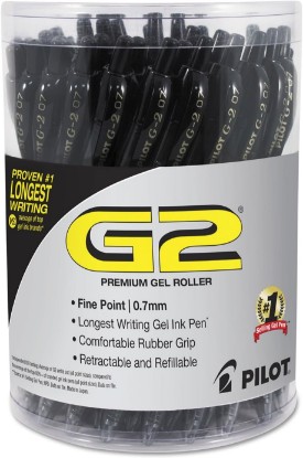 Picture of PILOT G2 Premium Gel Roller Pen, Retractable and Refillable, Fine Point 0.7 mm, Black Ink, 36 Count