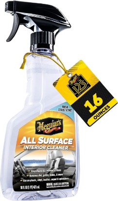 Picture of Meguiar's All Surface Interior Cleaner, 16 Oz | Car Interior Cleaner Spray That Quickly Cleans Surfaces And Leaves A Pleasant Scent, Use For Cars, Trucks, And Suvs