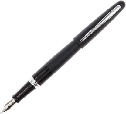 Picture of PILOT Metropolitan Collection Fountain Pen, Black Barrel, Classic Design, Fine Nib, Black Ink (91111)