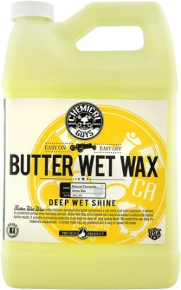 Picture of Chemical Guys Butter Wet Wax Deep Wet Shine, Carnauba Wax, 1 Gallon | For cars, trucks, SUVs, boats, and motorcycles, candy-like gloss, banana scent