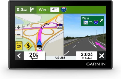 Picture of Garmin Drive™ 53 GPS Navigator, High-Resolution Touchscreen, Simple On-Screen Menus and Easy-to-See Maps, Driver Alerts (Renewed)