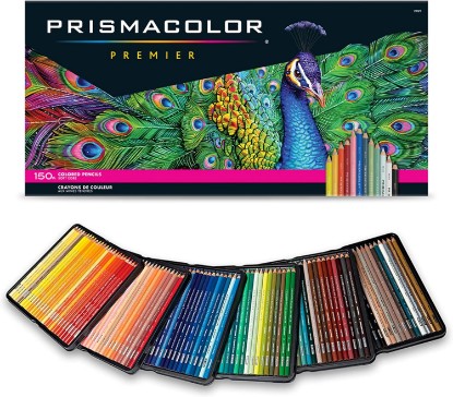 Picture of Prismacolor Premier Colored Pencils, Soft Core, Assorted Colors, 150 Count - Durable, Vibrant, Ultra-Smooth, Adult Coloring, Drawing, Sketching, Arts & Crafts
