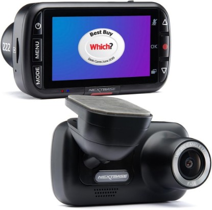 Picture of Nextbase 222 Dash Cam Full 1080p/30fps HD Recording In Car DVR Camera- 140° 6 lane Wide Viewing Angle- Polarising Filter Compatible- Intelligent Parking Mode- Loop Records- G-Sensor- Magnetic Mount.