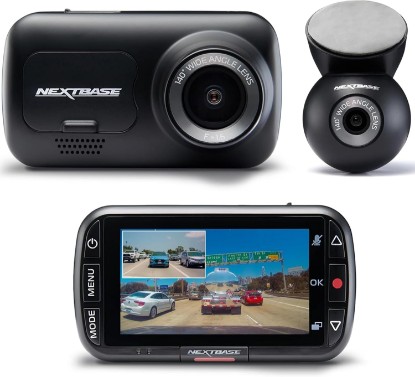 Picture of Nextbase 320XR 1080p Dash Cam with Parking Mode & Rear Window Cam - Night Vision Dash Cam Front and Rear, Automatic Loop Recording, File Protection, Reliable Motion Activated Car Camera