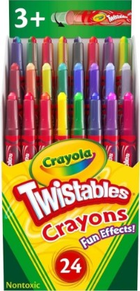 Picture of Crayola Twistables Crayons for Kids (24ct) Cute School Supplies for Toddlers, Preschool, Kindergarten, Elementary, Gifts for Boys & Girls, Ages 3, 4, 5