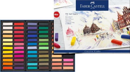 Picture of Faber-Castel FC128272 Creative Studio Soft Pastel Crayons (72 Pack), Assorted