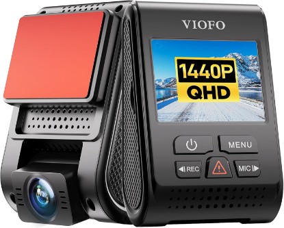 Picture of VIOFO A119 V3 Dash Cam, 2K Front Recording, GPS, True HDR Car Dashcam | 2560x1660P Quad HD+ Car Dash Camera, Ultra Clear Night Vision, 140° Wide Angle, Motion Detection, G-Sensor, Loop Record