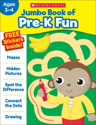 صورة Jumbo Book of Pre-K Fun Workbook