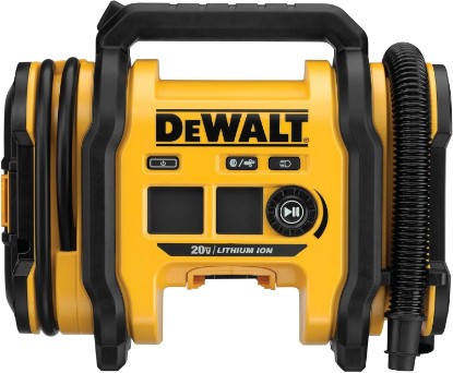Picture of DEWALT Tire Inflator Portable Air Compressor 20V MAX, Car Air Pump with Automatic Shut Off, LED Light, Tool Only (DCC020IB)
