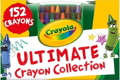 Picture of Crayola Ultimate Crayon Box Collection 152ct, Bulk School Supplies for Kids | Cute School Supplies, Bulk Crayons Caddy, Kindergarten & Elementary Classroom Must Haves, Gift for Kids, Ages 3+