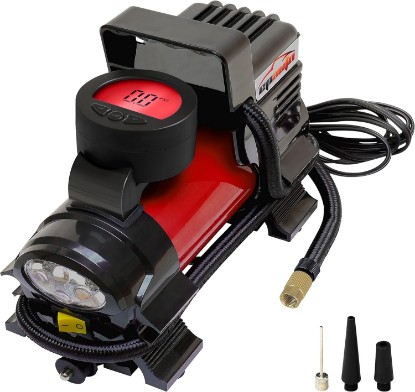 Picture of EPAuto 12V DC Portable Air Compressor Pump, Digital Tire Inflator