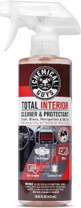 Picture of Chemical Guys Total Interior Cleaner & Protectant, Black Cherry, 16 oz | One detailing spray cleans leather, vinyl, plastic, rubber, glass, dashboards, seats and trim, streak-free, no greasy shine