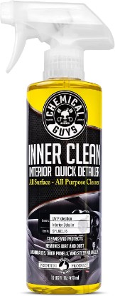 Picture of Chemical Guys InnerClean Interior Quick Detailer & Protectant Spray, 16 oz | Spray-and-wipe detailer cleans and refreshes dashboards, door panels, seats and trim, leaving a non-greasy finish