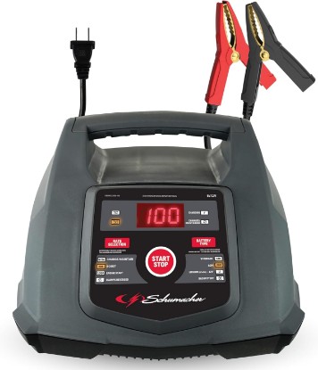 Picture of Schumacher Electric 6A Car Battery Charger & Maintainer, 6V/12V – SC1281 | 100A Engine Start – 12A to 30A Boost – Restores Batteries –Battery & Alternator Tester – Power Sport, Auto, Marine Batteries