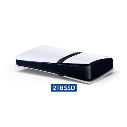 صورة PlayStation 5 Pro with 2TB SSD Storage, Console Only - PS5 Pro Gaming System, White (Renewed)