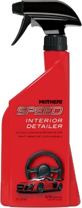 Picture of Mothers Speed Interior Detailer, 24 oz. (18324) | Cleans Dash, Glass, Screens, Vinyl, Ammonia-Free, Removes Dirt & Smudges, Leaves a Dry, Streak-Free Finish & Fresh Scent