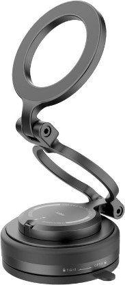 Picture of iOttie iTap 3 Magnetic Vacuum Suction Phone Mount, MagSafe Foldable Car Mount with 4-Axis Adjustment, Strong Dashboard & Windshield Hold, Metal Ring for Universal Compatibility, for iPhone 12-17