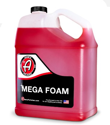 Picture of Adam’s Mega Foam Car Wash Soap (Gallon) – pH Neutral, Ultra Concentrated for Foam Cannon, Foaming Spray Gun, or Bucket – Safe for Wax, Sealants & Ceramic Coating – High Suds Car Cleaner