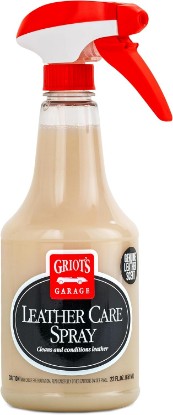 Picture of Griot's Garage Leather Care Spray, Car Seat Cleaner and Conditioner for Upholstery, Furniture, Clothing, and More, 10994, 22oz