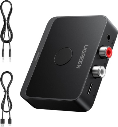 صورة UGREEN Bluetooth 6.0 Receiver with LDAC, Hi-Res Wireless Audio Adapter with Low Latency, for Old Stereo/Speakers/Wired Speakers/Home Audio Music Streaming Stereo System