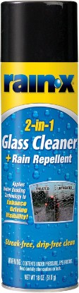 Picture of Rain-X 5080233 2-In-1 Glass Cleaner Plus Rain Repellent, 18 Ounce , BLUE